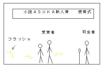 授賞式の予想図